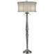 Ellie 62 inch 100 watt Pewter Floor Lamp Portable Light